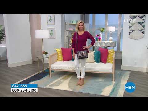 Patricia Nash Avellino Printed Leather Crossbody Bag