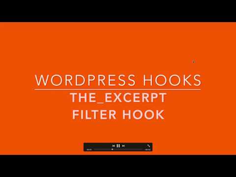 WordPress Filter Hook the excerpt Part 36 Example