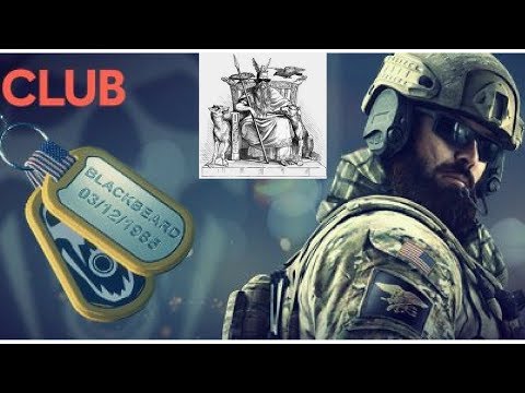 Blackbeard Birthday Charm Ubisoft Club Challenge - Rainbow Six Siege  BLACKBEARD DOB TAG