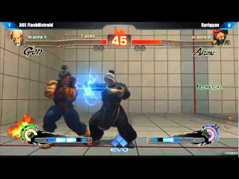 EVO2013 SSF4AE AGE FlashMetroid vs Spriggan