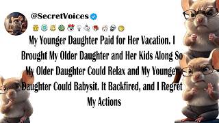 My Younger Daughter Paid for Her Vacation. I Brought My Older Daughter and Her Kids Along So My O...