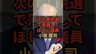 【小泉龍司】衆院選で落選して欲しい議員 #政治 #自民党    #shorts   #高市早苗    VOICE:VOX 青山龍星 VOICE:VOX Nome
