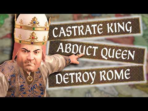 Using WARCRIMES to DESTROY ROME! | Crusader Kings 3