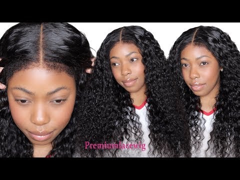 HD Lace Wear Go Glueless Wigs 5x5 Lace Human Hair Wigs With Bangs Straight Body Wave