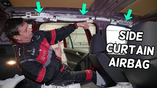 HOW TO REPLACE SIDE CURTAIN AIRBAG ON A CAR