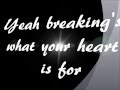 Breakin` lyrics all american rejects