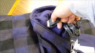 Sunbeam Electric Heated Fleece Throw Unboxing & Review