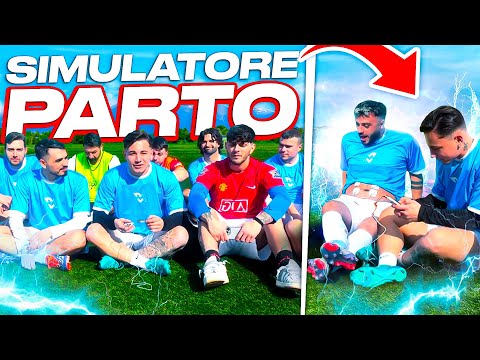 PROVIAMO* il SIMULATORE DI PARTO😱con il NAPOLI CREATORS😂