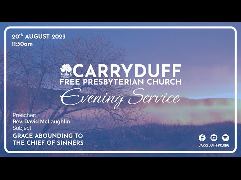 Grace Abounding To The Chief Of Sinners