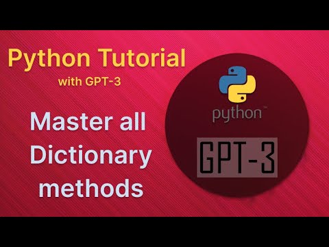 Gpt 3 teaches Python Dictionary methods with Openai playground