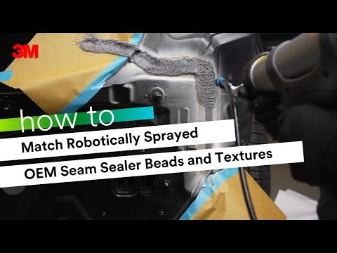Match Robotically Sprayed OEM Seam Sealer Beads and Textures