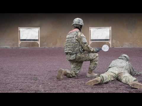 M240 Machine Gun shooting range training