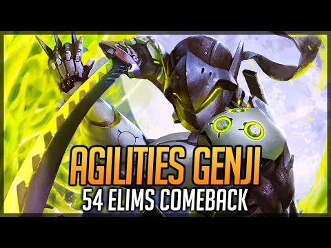 Agilities NanoBlade ComeBack 54 Eliminations On Genji