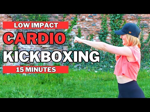 🔥15 Min CARDIO KICKBOXING🔥LOW IMPACT CARDIO for WEIGHT LOSS🔥KNEE FRIENDLY🔥NO JUMPING🔥