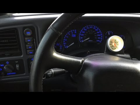 Silverado Autometer Vacuum Boost Gauge Install