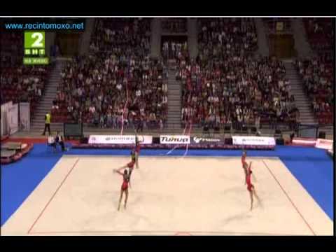 Belarus 3 ribbons and 2 hoops AA World Cup Sofia 2012