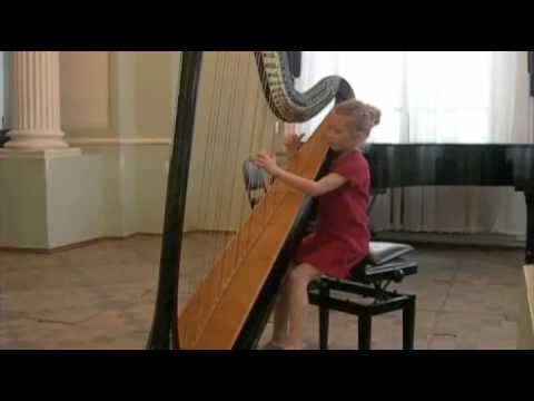 Ekaterina Dvoretskaya (harp) - Etude - Boscha