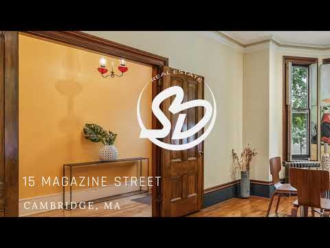 Victorian Brick Rowhouse at 15 Magazine Street, Cambridge Mass