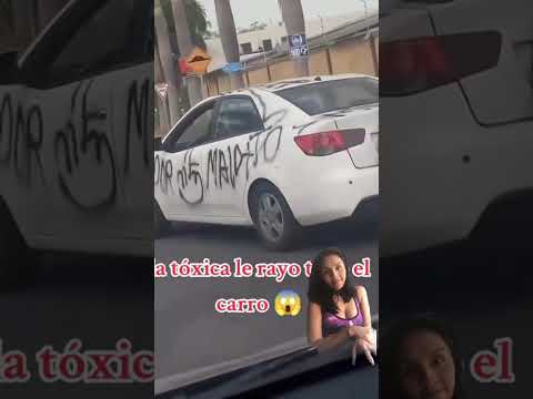 Por infiel una mujer le dejo un recuerdo a su ex en un parqueadero de la #aurora en #daule #guayas