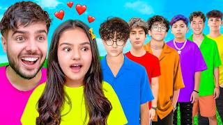 MI HERMANITA tuvo 100 CITAS de UN SOLO COLOR !!