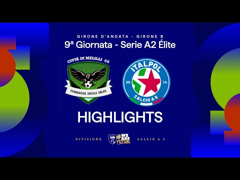 Città di Melilli-Italpol 4-4 | Goals and highlights | Matchday 9 | Serie A2 Elite 2025/2026 - Gro...
