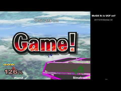 McGill 8: Sinatra (Mr. Game & Watch) vs PlamZ (Peach, Sheik)
