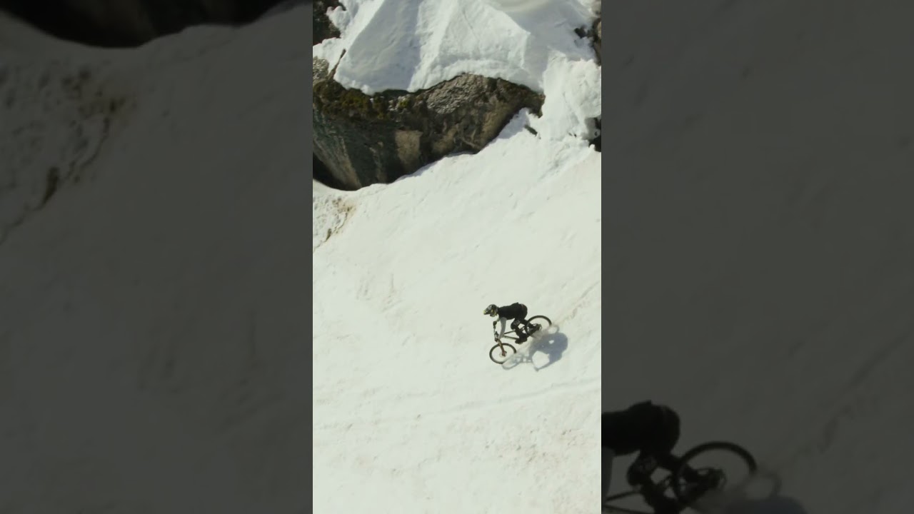 Cam McCaul Dropped Into Corbet's on a Mountain Bike