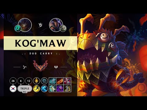 Kog'Maw ADC vs Draven - KR Grandmaster Patch 14.9