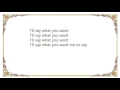 Human Television - Tell Me What You Want Lyrics