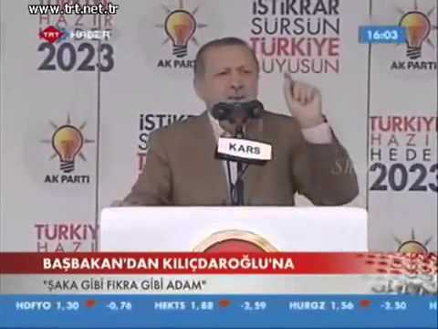 Başbakan Erdoğan - Kılıçdaroğlu şaka gibi, fıkra gibi adam