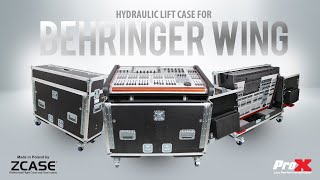 Video thumbnail for ProX Flip-Ready Hydraulic Lift Case for Behringer Wing by Zcase by ProX Live Performance Gear