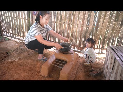 Full video 9 Months: Journey of Building a Bamboo House of an Abandoned Single Mother - Timelapse