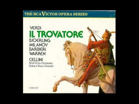 Jussi Bjoerling - Ah si, ben mio .... Di quella pira - Il Trovatore - Verdi 432 Hz