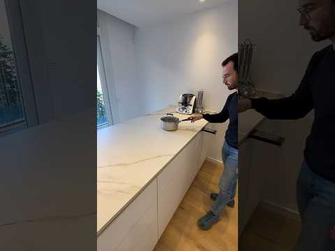 INDUCCIÓN INVISIBLE Cooking surface. Limpieza fácil y gana espacio de trabajo 🫶🏻❤️