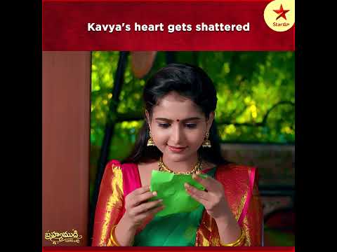 Kavya's Heartbreak :Raj's Words Leave Kavya Shattered. Love can be a bittersweet journey #Brahmamudi