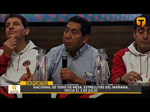 Nacional de tenis de mesa, Estrellitas del Mañana, inicia el 3 de Julio