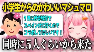 小学生からの激カワマシュマロに感動する周央サンゴ【にじさんじ切り抜き】