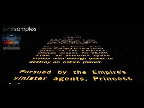 Star Wars Crawl Main Theme | East West Hollywood Orchestra + Cinesamples Cinebrass