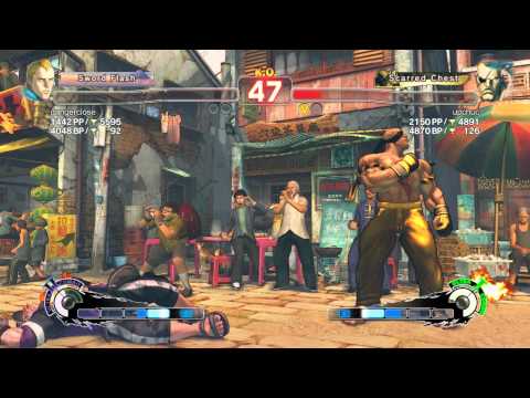 USF4 battle: dangerclose (Abel) vs upchuc (Sagat)