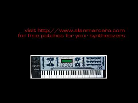 Analog Synthesizer Alesis A6 Andromeda Trance Patches Audio De