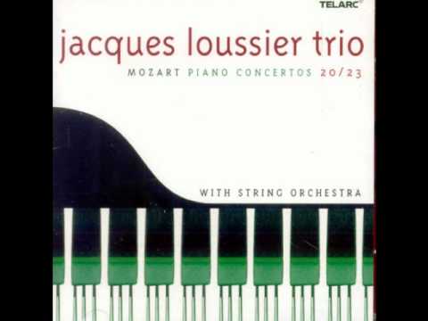 Jacques Loussier - Mozart piano concerto K466 n°20 - Romance (2nd mvt)