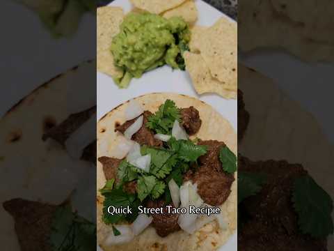 Quick Street Taco Recipe😋 #recipe #shorts #foodie