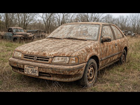 [FULL RESTORATION]: I Found a Rusted Mazda 323 in an American Junkyard — I RESTORED IT