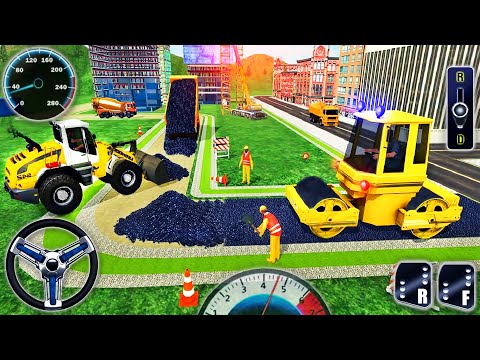 City Mega Machines Road Builder - Highway Tunnel Construction Simulator - Android GamePlay #3