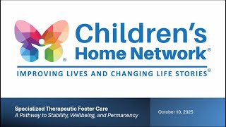 Specialized Therapeutic Foster Care: A Pathway to Stability, Wellbeing, and Permanency