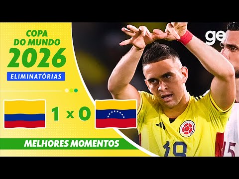 Gols e lances de Colômbia x Venezuela