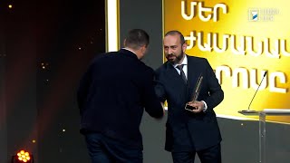 ՀՀ ԱԳ նախարար Արարատ Միրզոյանի  մասնակցությունը &laquo;Մեր ժամանակների հերոսը&raquo; մրցանակաբաշխությանը