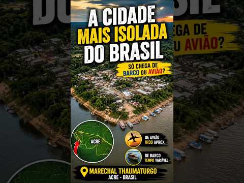 Cidade mais isolada do Brasil