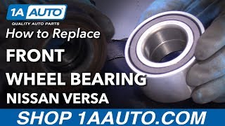 How to Replace Front Wheel Bearing 12-19 Nissan Versa