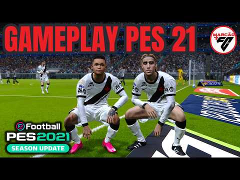 GAMEPLAY TOP DE MAIS COM VASCO VS BOTAFOGO NO EFOOTBALL PES 2021 NO PC GAME🎮